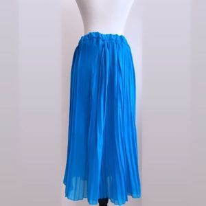 💎   Light Blue Pleated Maxi Skirt   💎